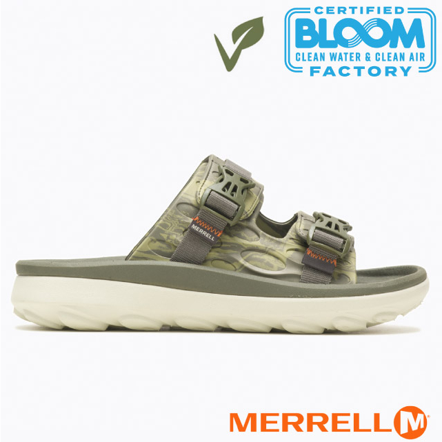 【MERRELL】送》男 款戶外拖鞋.涼鞋.海灘鞋 HUT ULTRA WRAP/EVA大底_橄欖綠_ML005227