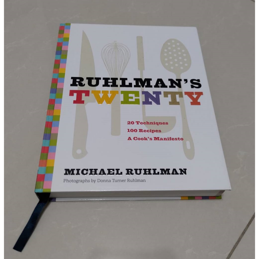 【二手書】(原價：1600元) Ruhlman’s Twenty 輕鬆打造完美廚藝：20項關鍵技法&amp;120道經典料理