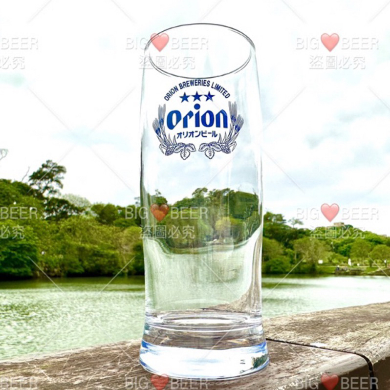 *台北現貨*極稀有日文酒標 取得困難 沖繩 啤酒杯 ORION 專用杯 日本啤酒杯
