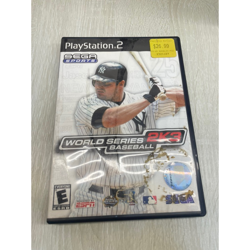 PS2遊戲片WORLD SERIES 2K3 BASEBALL英文版 世界棒球大賽 2K3 PS2懷舊遊戲片 二手