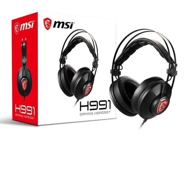 【全新原廠公司貨】MSI GAMING H991 龍魂限定版 專業電競耳機 耳罩式耳機/ S37-21000A1-V33