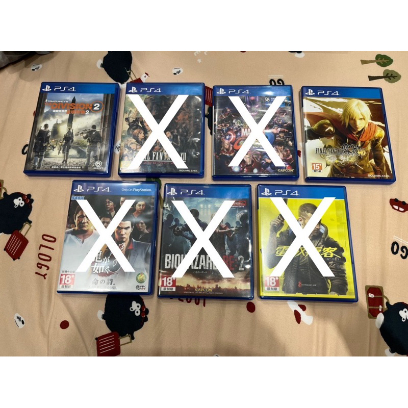 PlayStation PS4-遊戲光碟🎮  1片💰400 《全境封鎖2》《最終幻想零式》