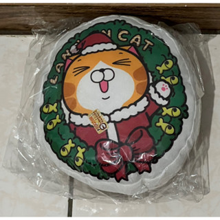 白 爛 貓聖誕節小抱枕