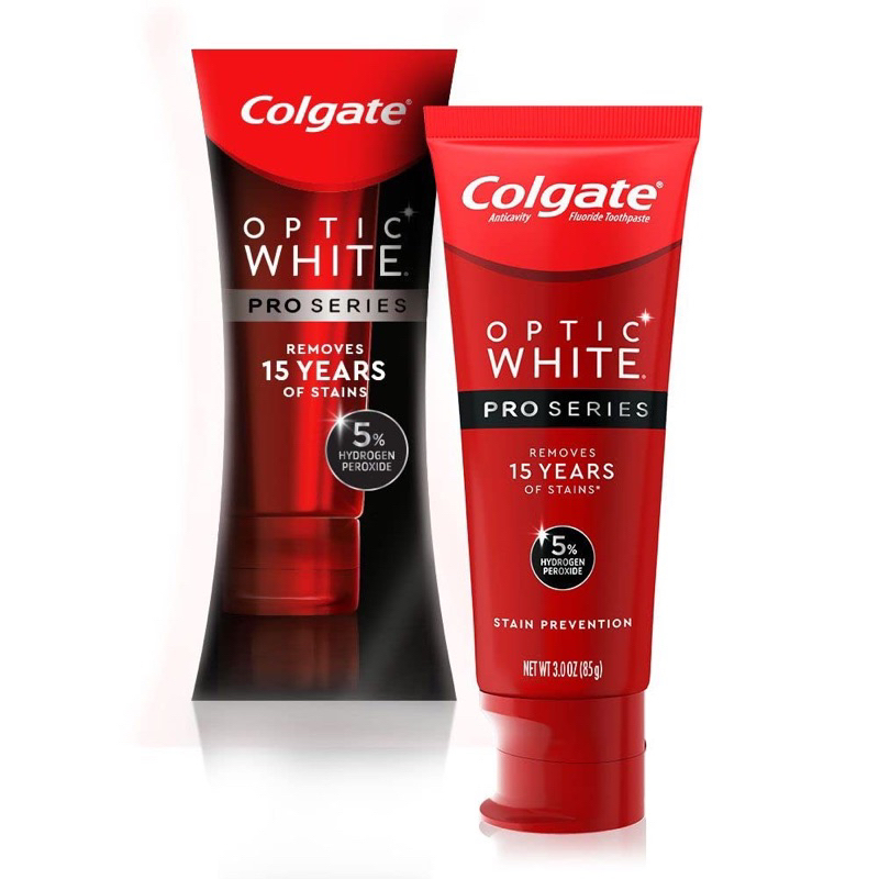 🇺🇸最新款高露潔Optic white pro專業美白 牙膏 5% 🔺6/20從美國購入帶回⚠️最新效期