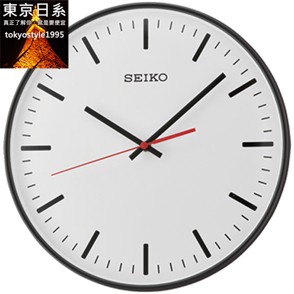 {東京日系}SEIKO QXA701 QXA701K 公司貨 日本 精工 時鐘 掛鐘 靜音 滑動式 簡約時尚