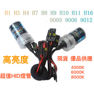 【現貨】HID燈泡 HID 氙氣燈  H1 H3 H4 H7 9006 H8/H11/H11 HID燈管