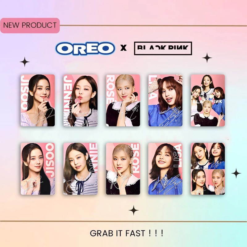 OREO X BLACKPINK 聯名小卡