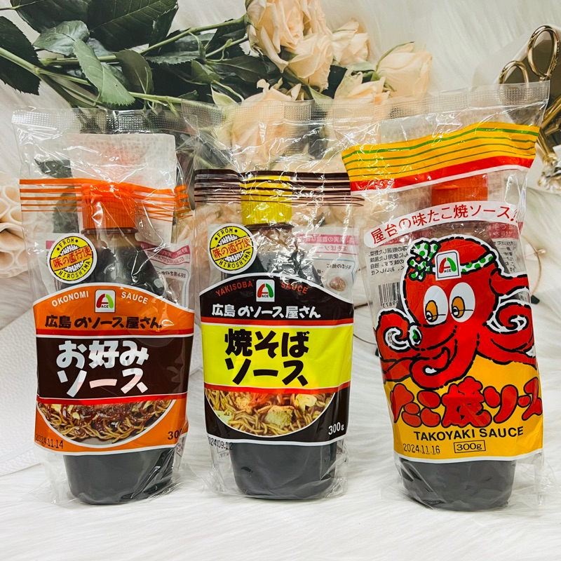 日本 廣島醬料屋 味的直行便 大阪燒醬/炒麵醬/屋台章魚燒醬 300g 多種風味供選