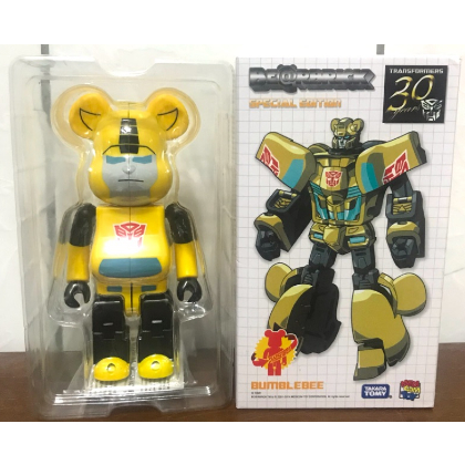 正版 BE@RBRICK TF03 變形金剛 BUMBLEBEE 大黃蜂庫柏力克熊 BEARBRICK 購買TW3000