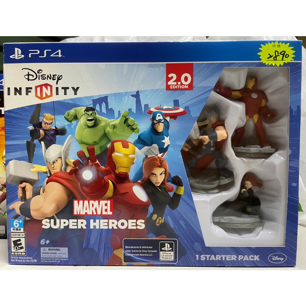 【現貨】全新未拆PS4 迪士尼無限世界Disney Infinity 2.0 英雄系列