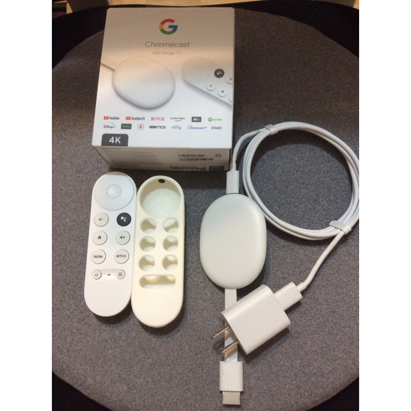 Chromecast 4K HD with google tv第四代 保固內 播放器 機上盒 二手