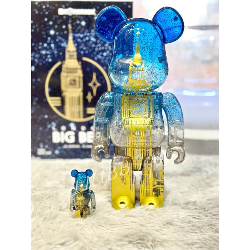 官方全新正品 庫柏力克 Bearbrick Be@rbrick 澳門限定 Big Ben 英國大笨鐘 透明 400%