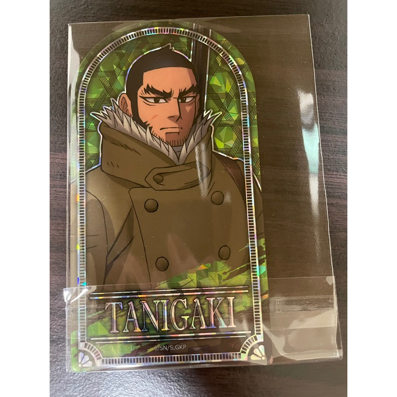 黃金神威 谷垣源次郎 玻璃窗閃卡書籤