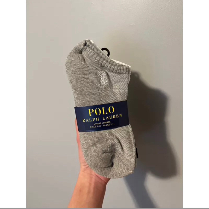 POLO RALPH LAUREN大童短襪（一組六雙）預購