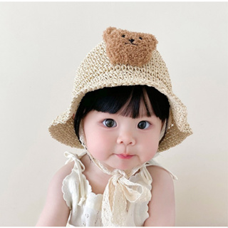 ⭐ 台灣現貨 帽子 女童 遮陽 草帽 蕾絲綁帶 遮陽帽 漁夫帽 可折疊