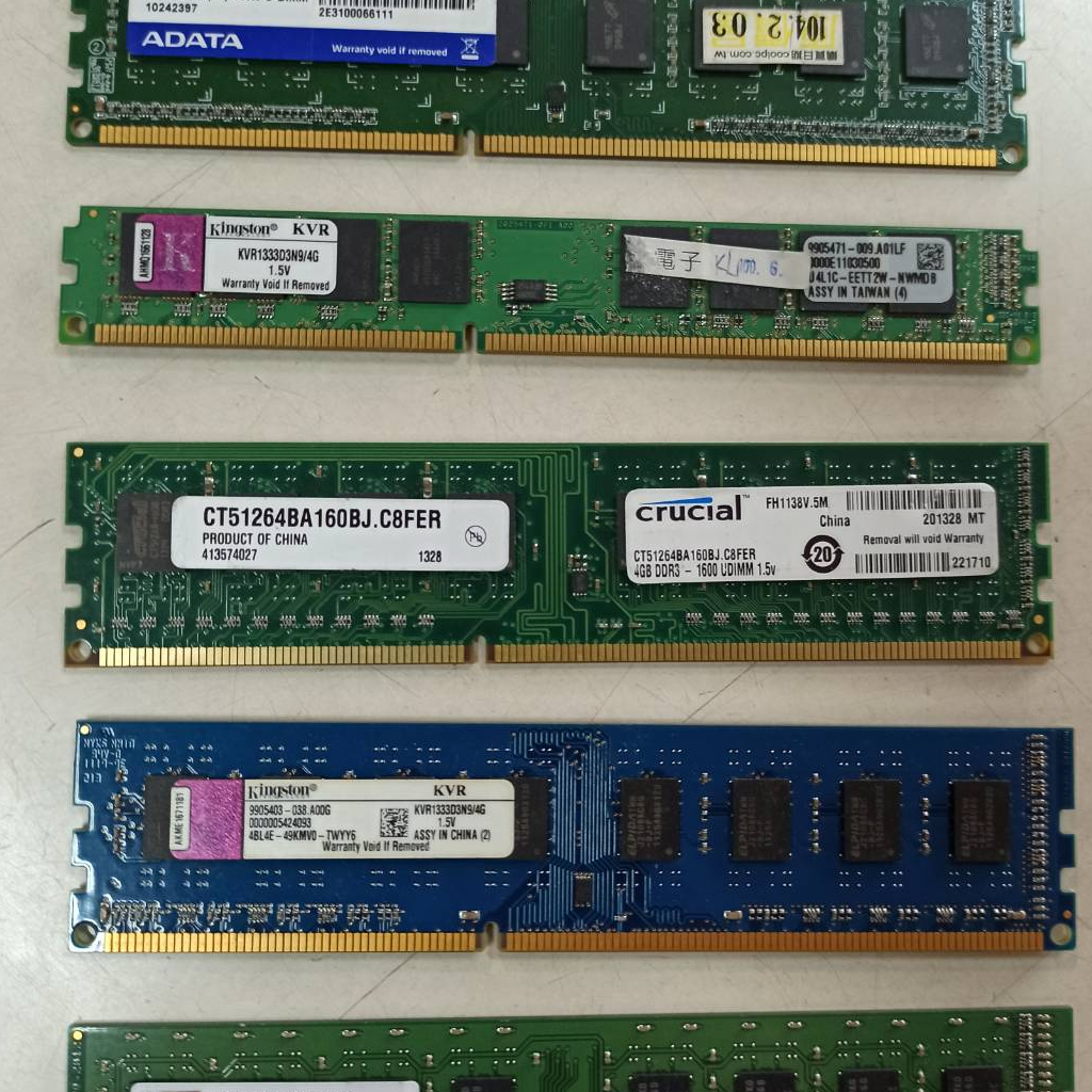 桌上型記憶體 RAM DDR3 4G 雙面 單面 廠牌隨機出貨 可挑選 &lt;阿旺電腦&gt;