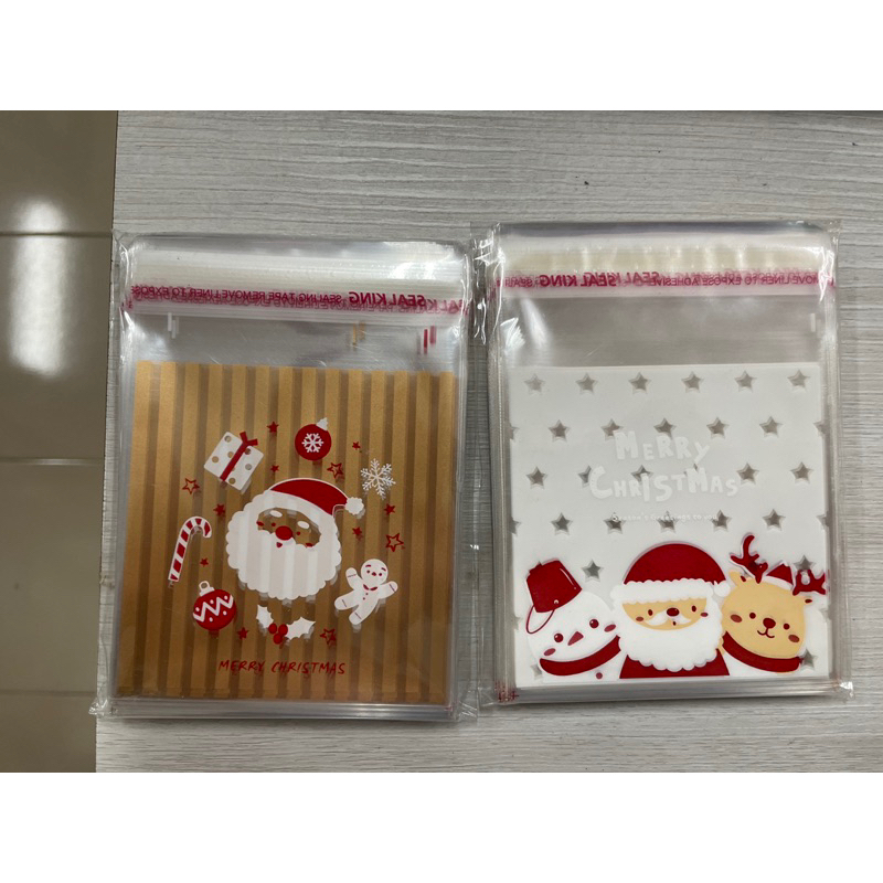 OPP自黏袋/OPP糖果袋/100入/聖誕節/糖果袋/包裝袋/禮物袋/9*9CM
