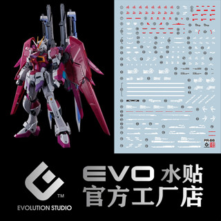 練功神物 EVO RG 命運脈衝 機動戰士 鋼彈 SEED 模型 熒光 水貼