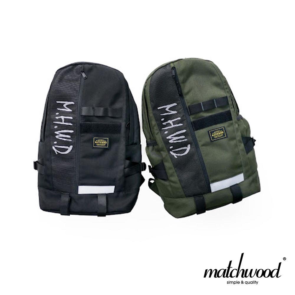 【Matchwood】Alpha 機能後背包 軍事風格 高收納機能 防水筆電後背包 BP-012