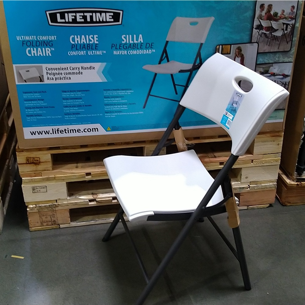Lifetime 塑膠折疊椅 80681 Folding Chair 摺疊椅 椅子《宅配》好市多線上代購限時特價