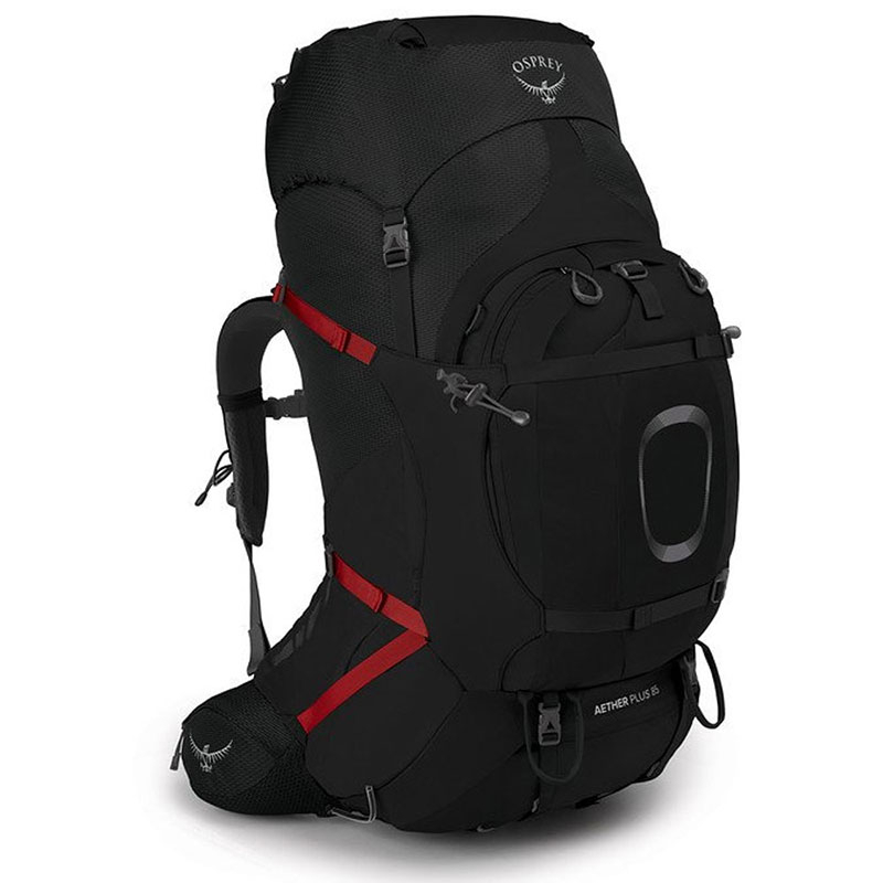 【美國 OSPREY】Aether Plus 85 登山背包83L『黑』S/M 10002892 登山.露營.休閒.旅遊