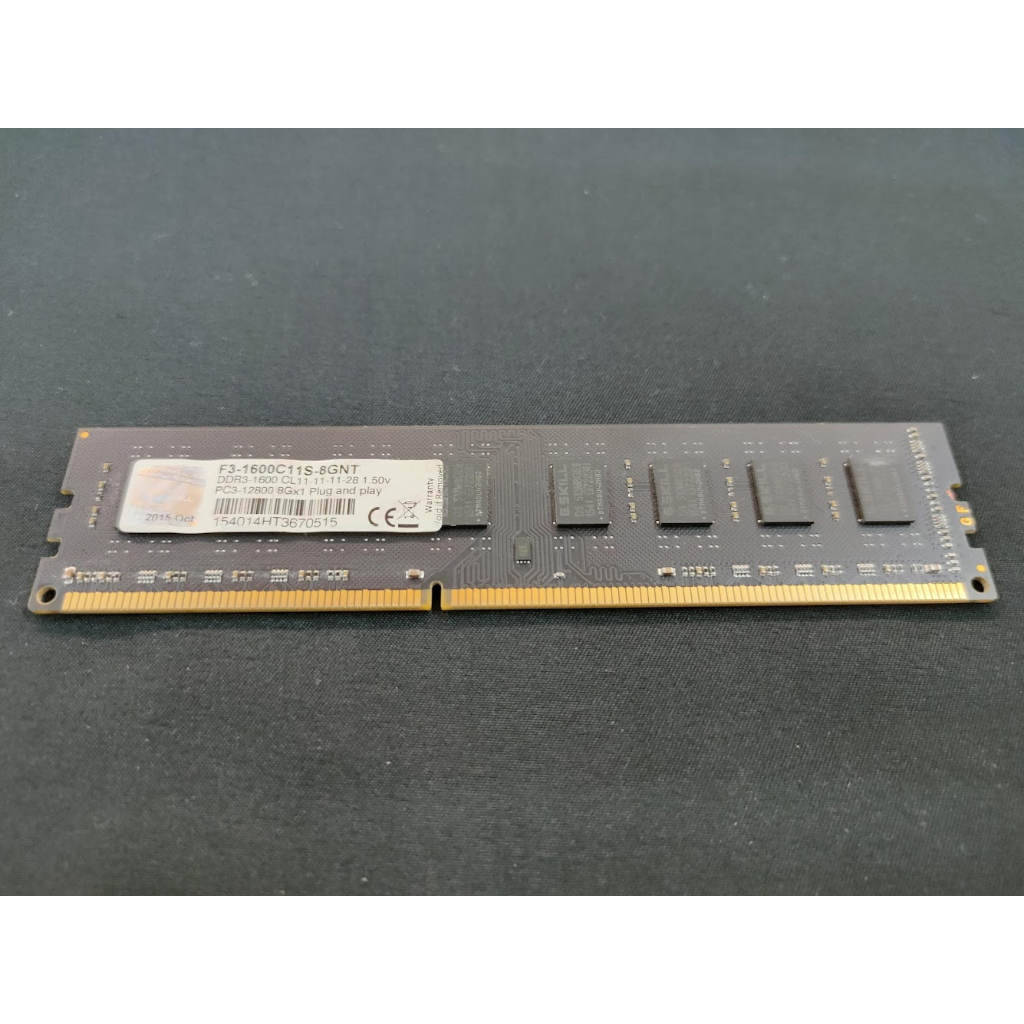 芝奇 G.Skill DDR3 8G 8GB 1600 12800 雙面 桌電 記憶體