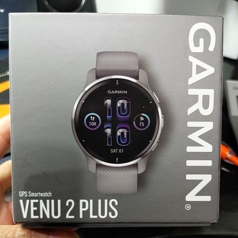 Garmin Venu 2 Plus GPS 智慧腕錶-雲霧灰
