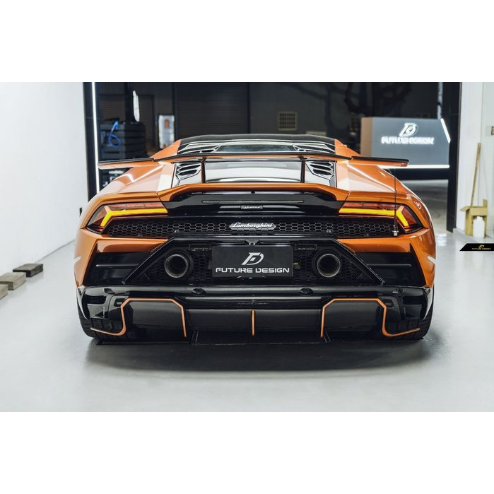 【Future_Design】Huracan EVO FD 品牌 高品質 碳纖維 卡夢 CARBON 後下巴 現貨