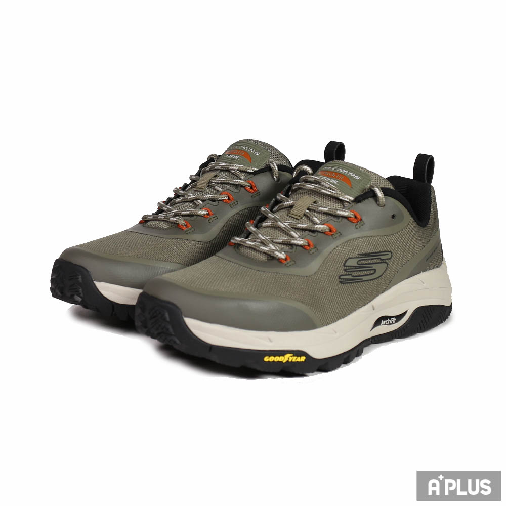 SKECHERS 男 走路健走鞋 ARCH FIT SKIP TRACER 軍綠 -237510OLV