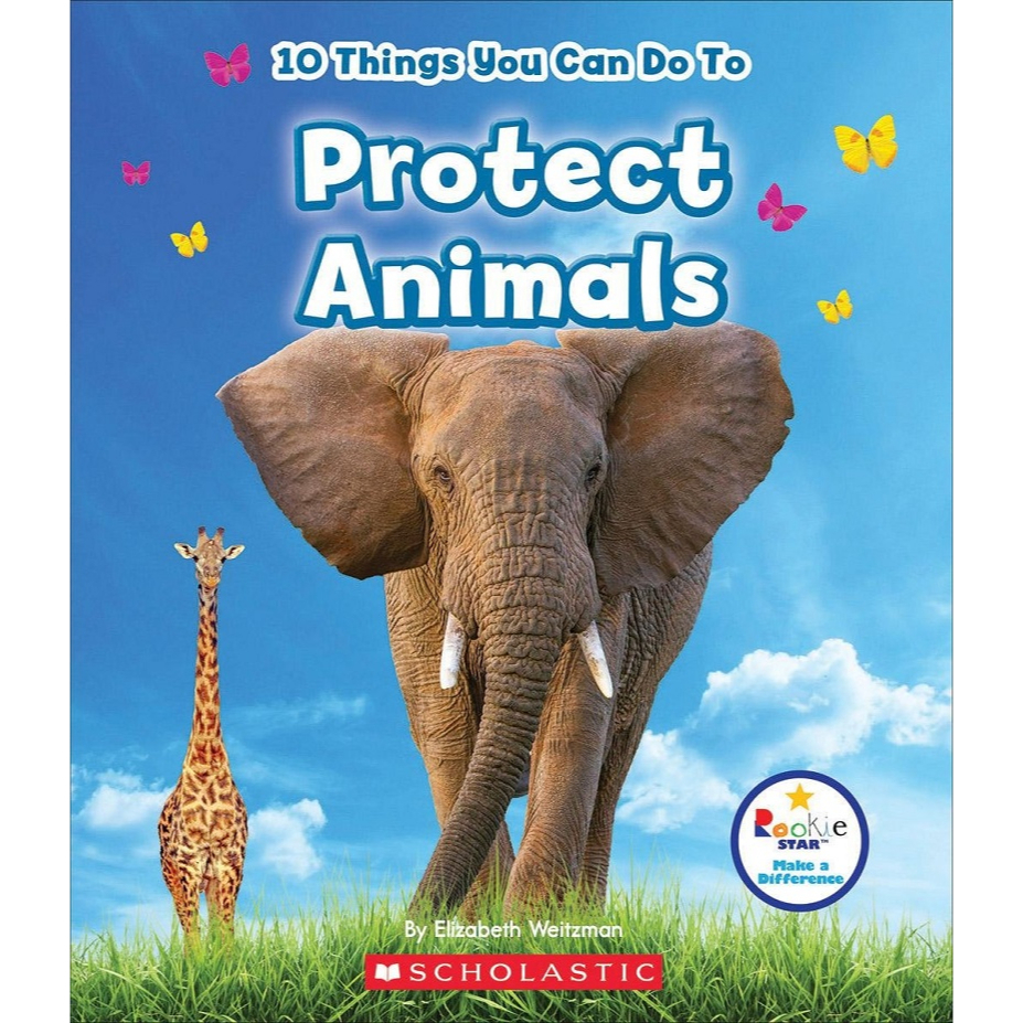 10 THINGS YOU CAN DO TO PROTECT ANIMALS【麥克兒童外文書店】