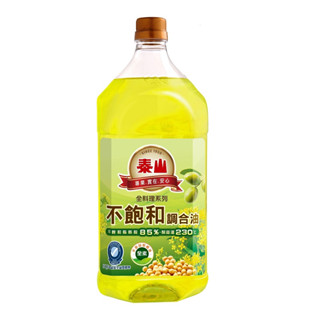 泰山不飽和調合油2L公升 x 1Bottle瓶【家樂福】