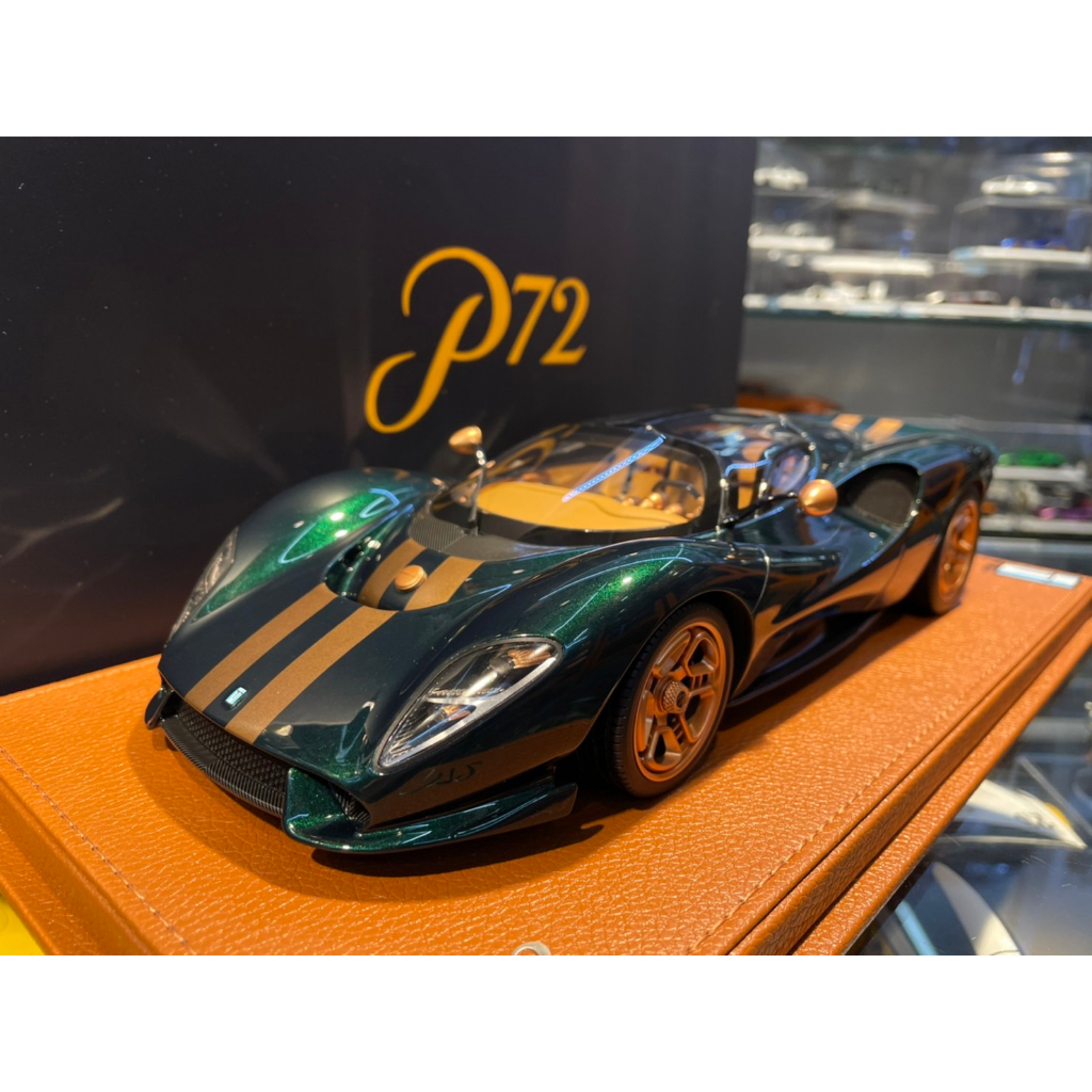 吉華@ 1/18 Peako 83805 De Tomaso P72, Green Metallic
