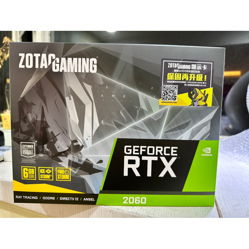 Zotac Gaming RTX-2060 6GB💯保固中