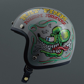 GALLOP 老鼠芬克 Rat Fink 送防水長鏡片 3/4罩 半罩 安全帽 復古帽 附發票
