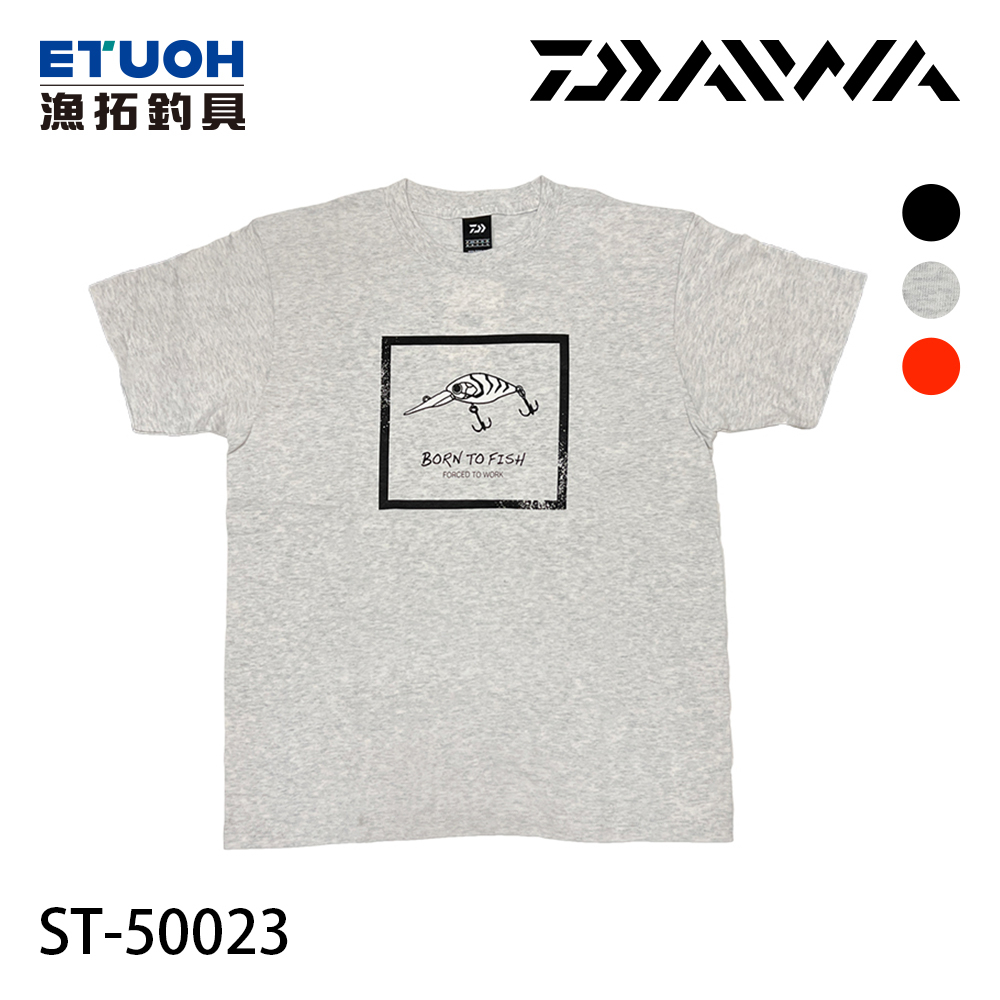 DAIWA ST-50023 灰 [漁拓釣具] [短袖T恤]