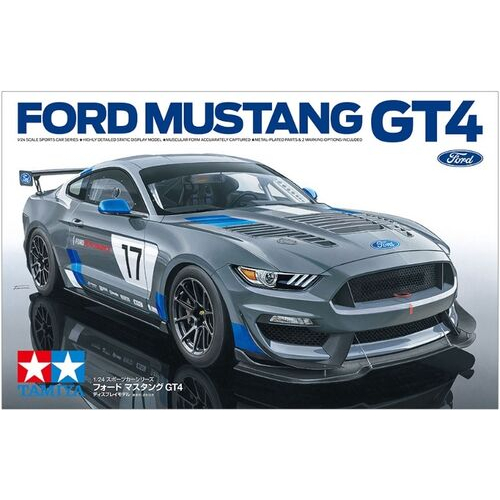 【TAMIYA】Ford Mustang GT4 (Scale: 1/24)