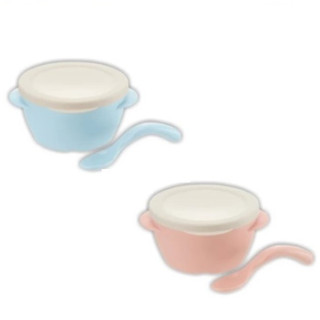 Richell 利其爾 雙層可拆式不鏽鋼碗 兒童餐具 不鏽鋼碗 260ml 【樂兒屋】