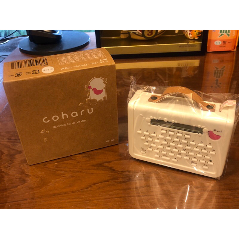 (二手現貨) 日本KING JIM Coharu MP10 熱感印紙膠帶標籤機 打標機 標籤機 標籤打印機 (白色)