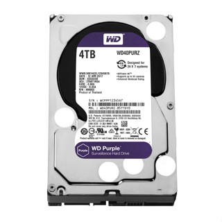 台灣出貨 WD Purple 4TB 紫標監控專用硬碟 (WD40PURZ)