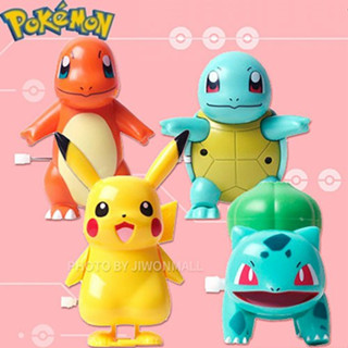 薇琪姐姐 韓國🇰🇷代購 Pokémon 皮卡丘 精靈寶可夢 神奇寶貝走路發條公仔 傑尼龜公仔發條玩具 小火龍收藏擺飾模型