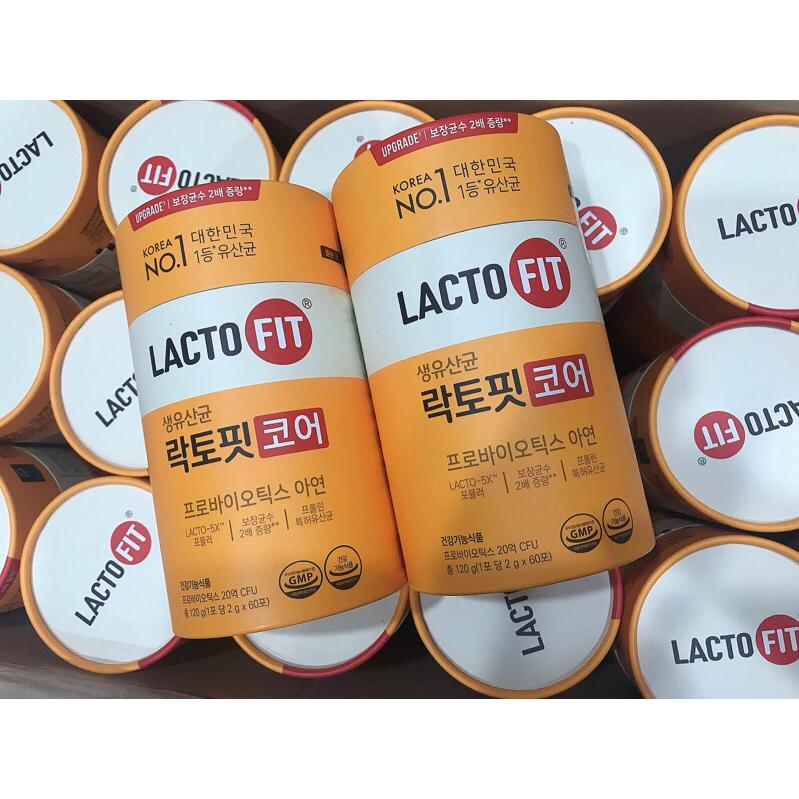 現貨‼️正品 韓國LACTO-FIT 코어 鐘根堂益生菌 橘色加強版 (2g*60包) 有中標 全新期效