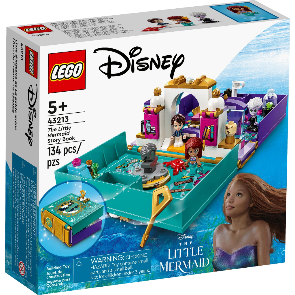 LEGO 43213 小美人魚故事書 Little Mermaid《熊樂家 高雄樂高專賣》Disney 迪士尼公主系列