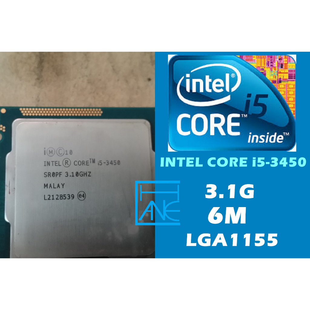 【 大胖電腦 】Intel i5-3450 3470 CPU/1155腳位/6M/4C4T/保固30天/實體店面/可面交