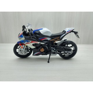 全新盒裝~1:12~寶馬 BMW S1000RR 白色 重型機車模型 兒童禮物 收藏 玩具車