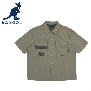 KANGOL 英國袋鼠 工裝 襯衫 上衣 63251470 中性