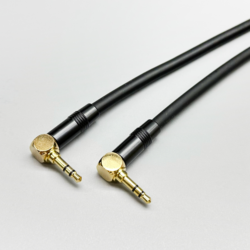手工 3.5mm音源線 立體音 公對公雙頭 彎頭 AUX 音頻線 耳機線 車用音響線 發燒級 編織隔離線
