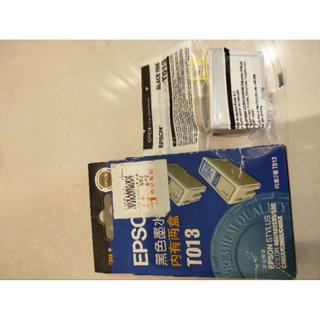 全新原廠EPSON T013墨水匣裸裝未拆黑色（已過期賠售）C480/580/C40C/480/C20SX/C40SX