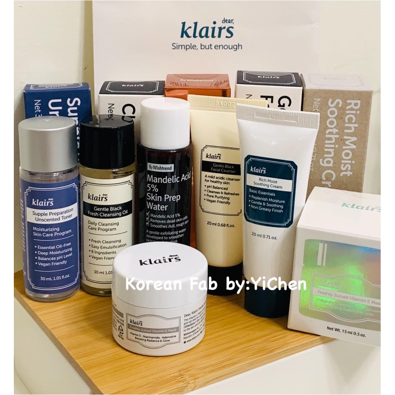 [KoreanFab] Klairs/Whistrend Skincare