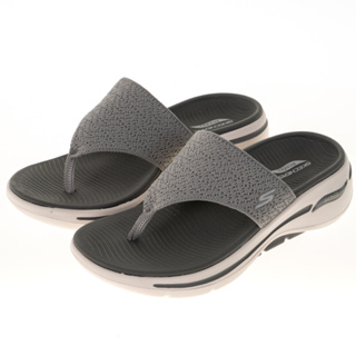 SKECHERS 女鞋 健走系列涼拖鞋 GOWALK ARCH FIT SANDAL - 140221GRY