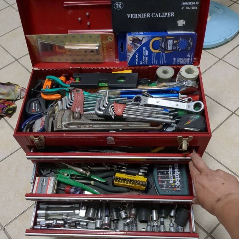 二手工具 3抽屜 工具箱 各類工具 限自取
